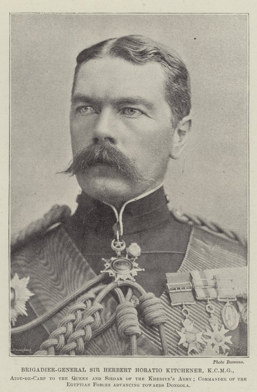 Brigádní generál Sir Herbert Horatio Kitchener, KCMG od English Photographer