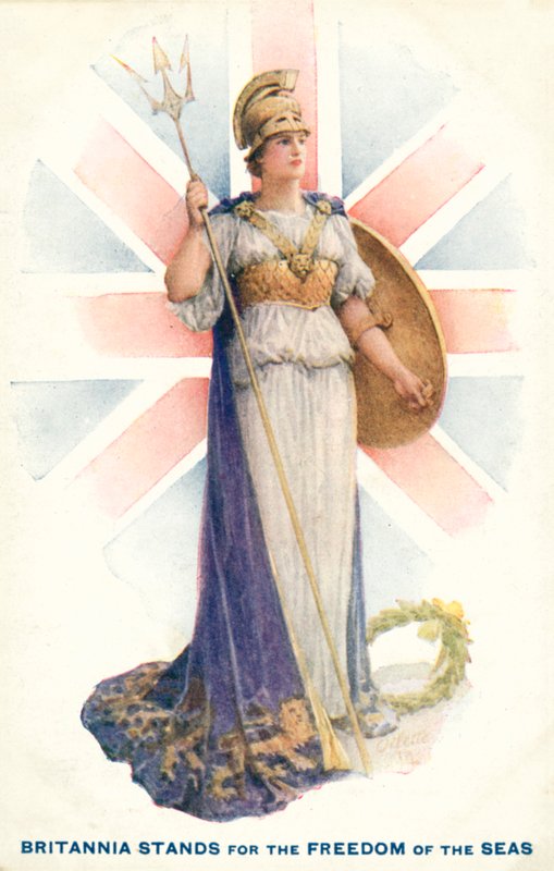 Britannia (barevná fotografie) od English Photographer