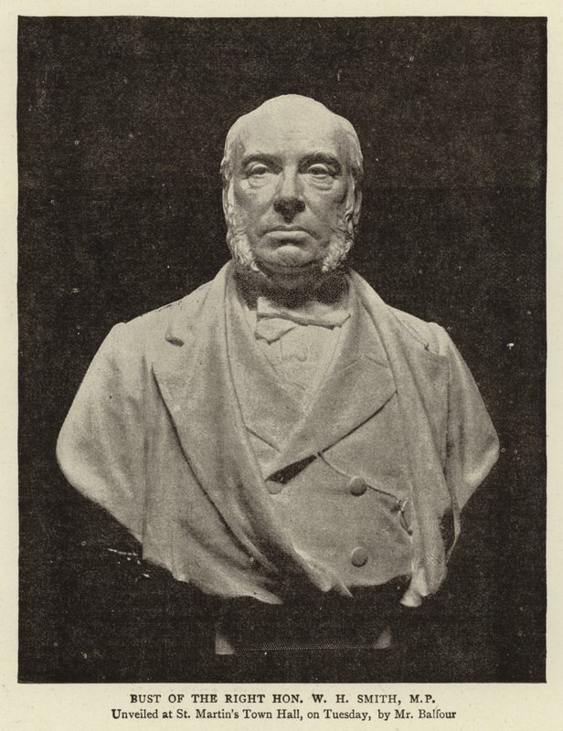 Busta správného ctihodného W. H. Smitha, MP od English Photographer