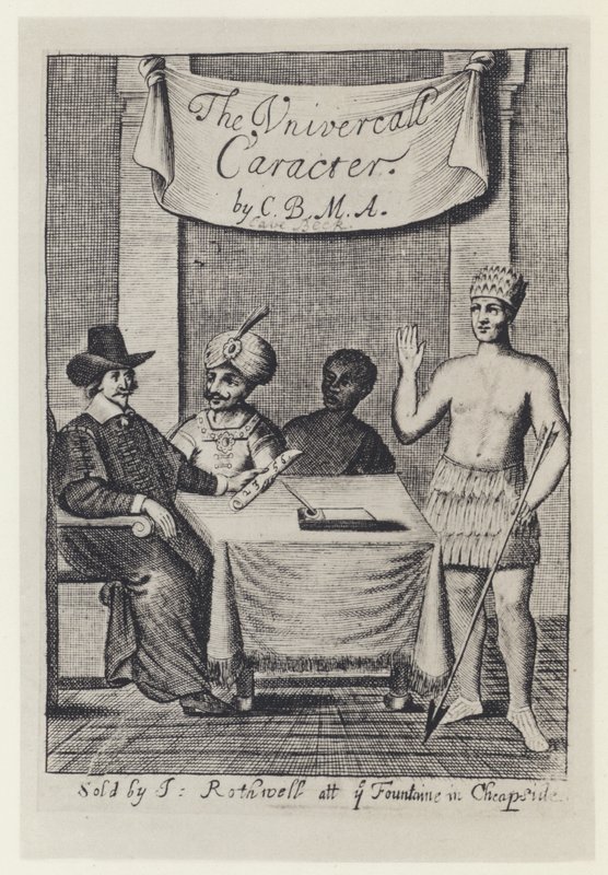 C Beck, The Universal Character, IN Rothwell 1657 (černobílá fotografie) od English Photographer
