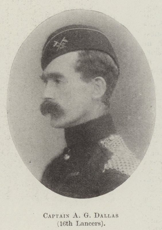 Kapitán A G Dallas, 16th Lancers od English Photographer