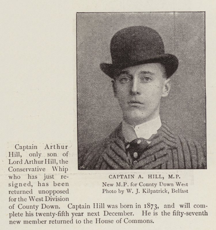 Captain A Hill, MP od English Photographer
