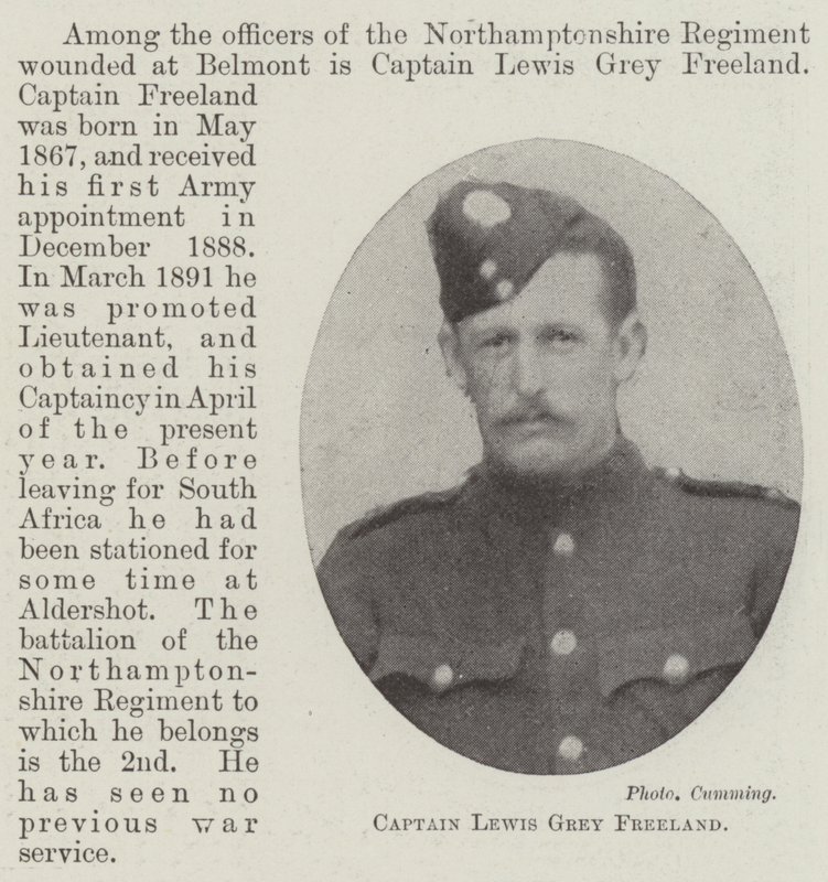 Kapitán Lewis Gray Freeland od English Photographer