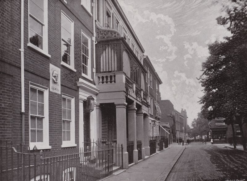 Carlyles House, Cheyne Row, Chelsea od English Photographer