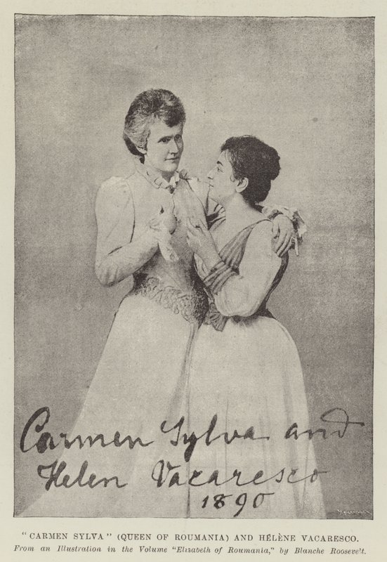 Carmen Sylva (královna Rumunska) a Helene Vacaresco od English Photographer