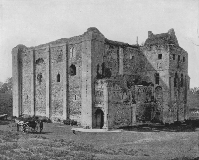 Castle Rising (č/b foto) od English Photographer