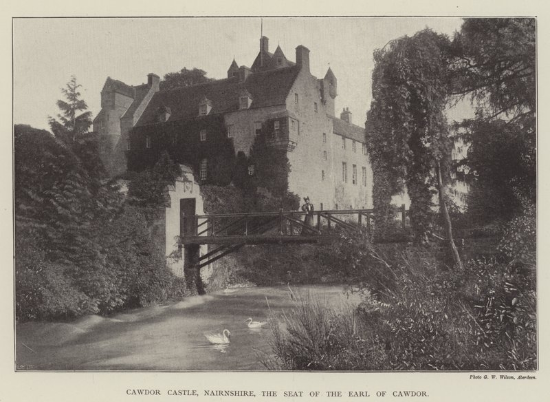 Hrad Cawdor, Nairnshire, sídlo hraběte z Cawdoru od English Photographer