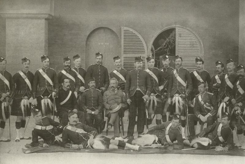 Cecil Rhodes, předseda vlády Kapské republiky (černobílá fotografie) od English Photographer
