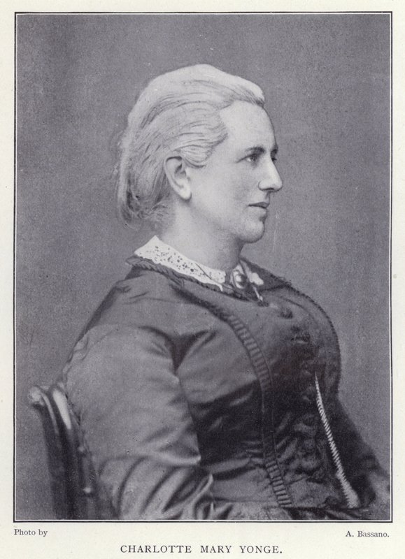 Charlotte Mary Yonge (černobílá fotografie) od English Photographer