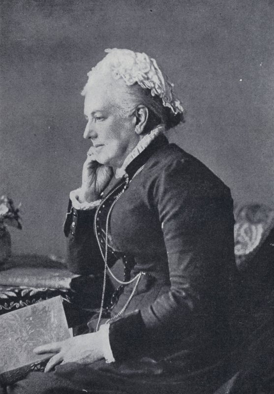 Charlotte Mary Yonge (černobílá fotografie) od English Photographer