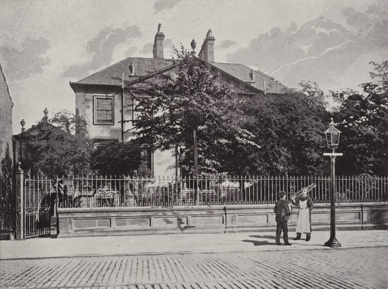 Christopher Norths Early Home, Paisley od English Photographer