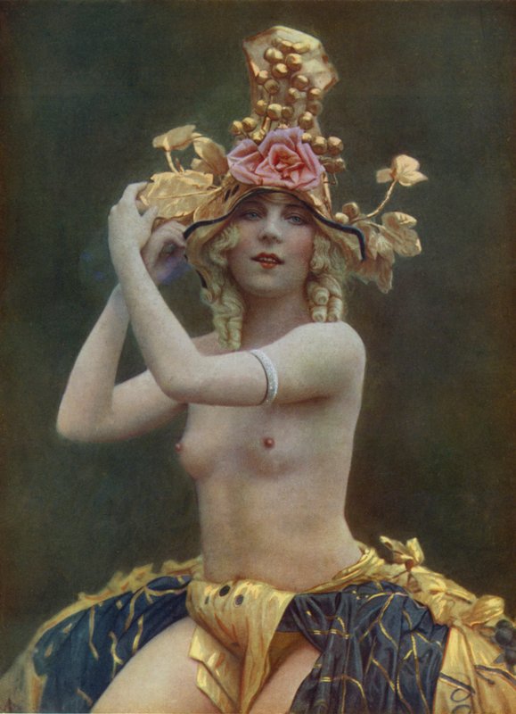 Chrysis, tanečnice v pařížském divadle Folies Bergere (foto) od English Photographer