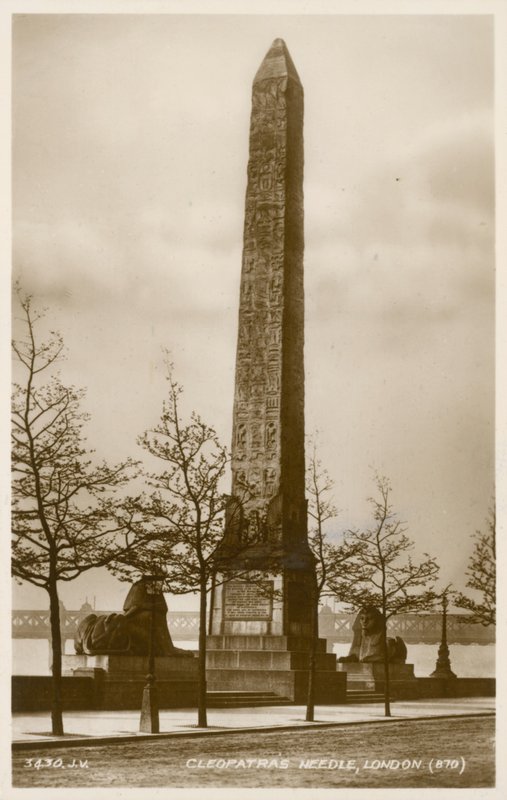 Cleopatras Needle, Thames Embankment, Londýn od English Photographer