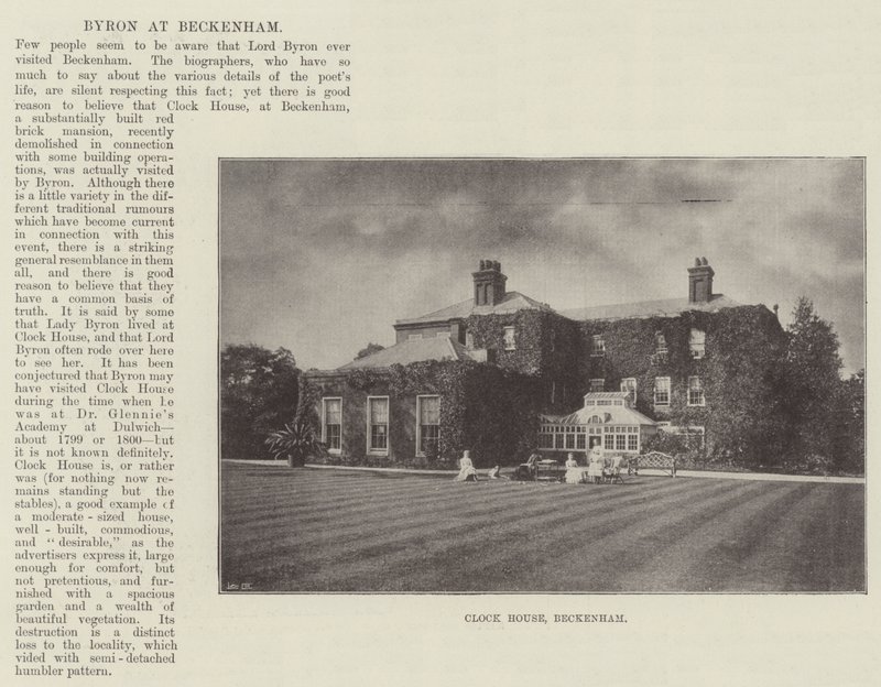 Clock House, Beckenham od English Photographer