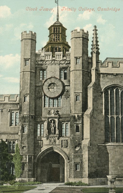 Clock Tower, Trinity College, Cambridge (barevné foto) od English Photographer