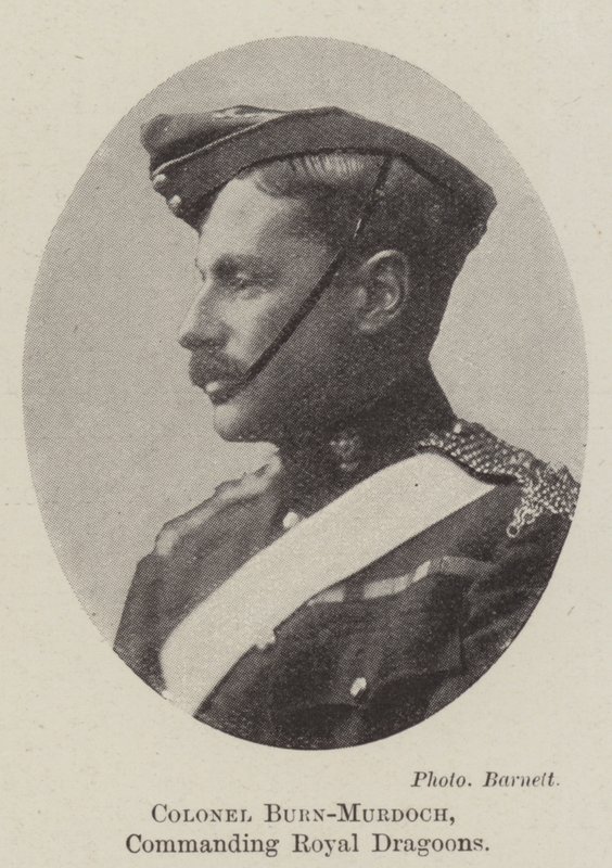 Plukovník Burn-Murdoch, velící Royal Dragoons od English Photographer