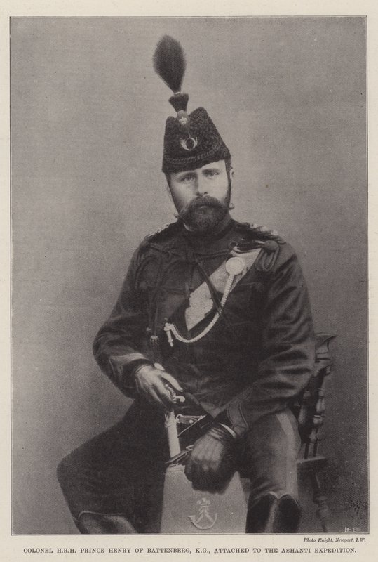 Plukovník HRH princ Henry z Battenbergu, KG, připojený k expedici Ashanti od English Photographer