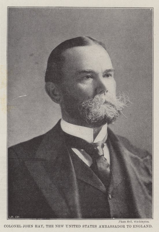 Plukovník John Hay, nový velvyslanec Spojených států v Anglii od English Photographer