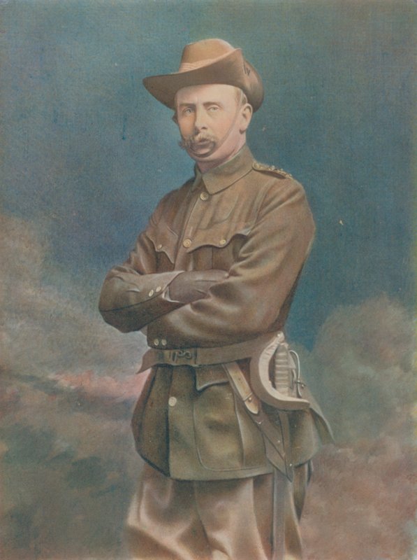 plukovník W. H. Mackinnon. Velení City Imperial Volunteers od English Photographer