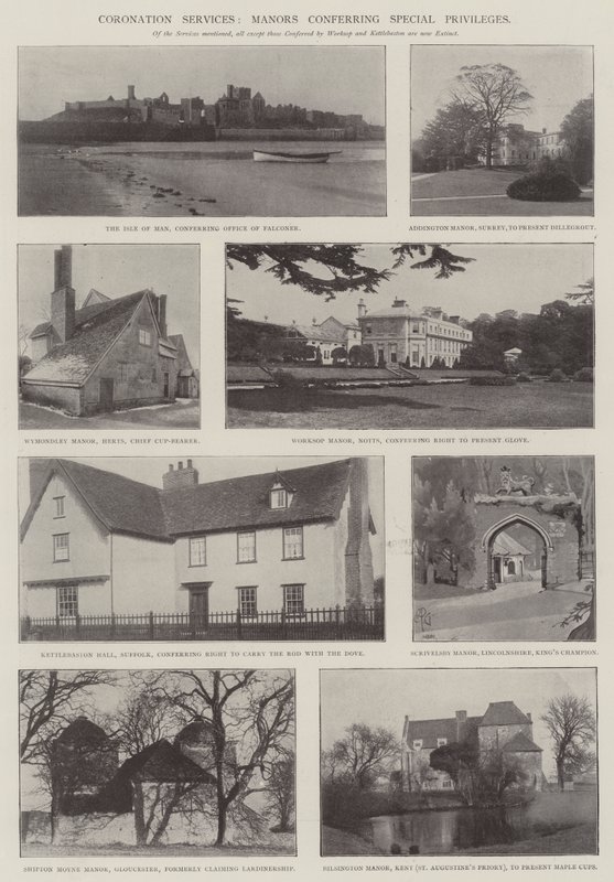 Korunovační služby, panství udělující zvláštní privilegia od English Photographer