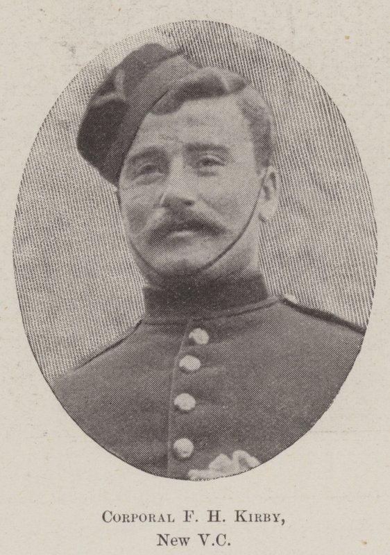 Desátník F H Kirby, nový VC od English Photographer