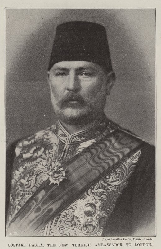 Costaki Pasha, nový turecký velvyslanec v Londýně od English Photographer