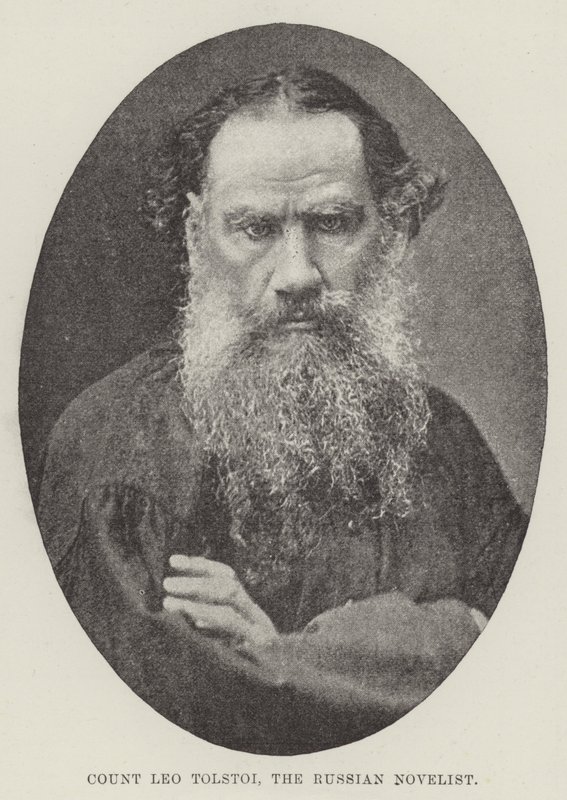 Hrabě Leo Tolstoj, ruský romanopisec od English Photographer