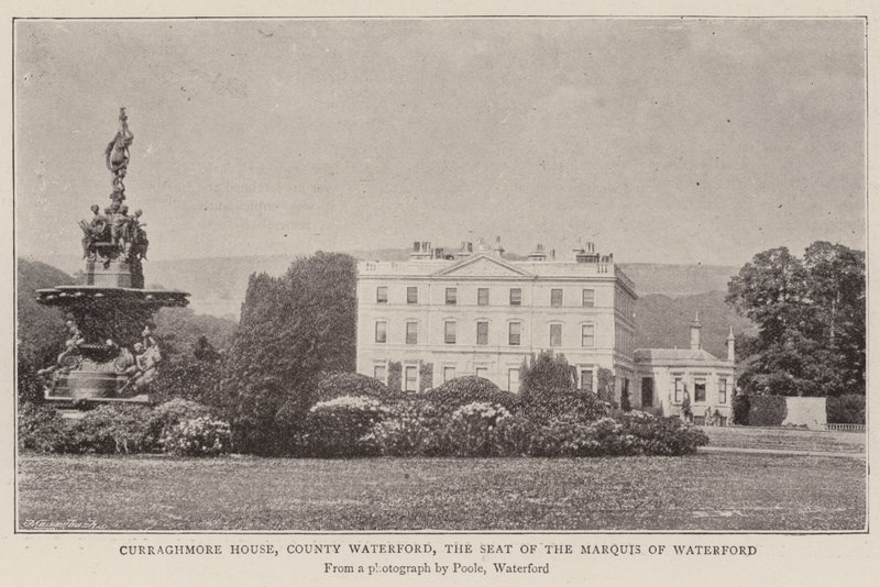 Curraghmore House, hrabství Waterford, sídlo markýze z Waterfordu od English Photographer