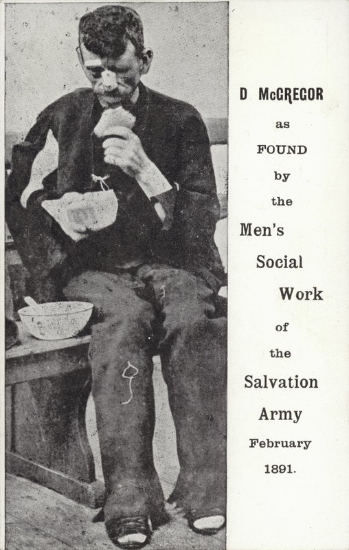 D McGregor, jak jej zjistila Mens Social Work of the Salvation Army, únor 1891 od English Photographer