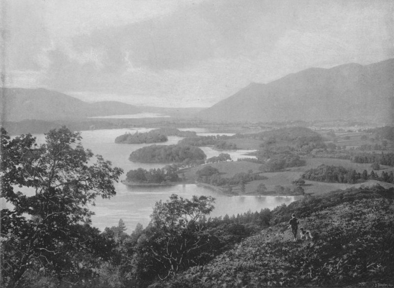 Derwentwater z Falcon Crag od English Photographer