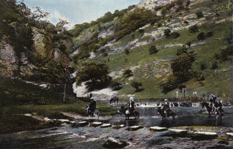Dovedale, Stepping Stones od English Photographer