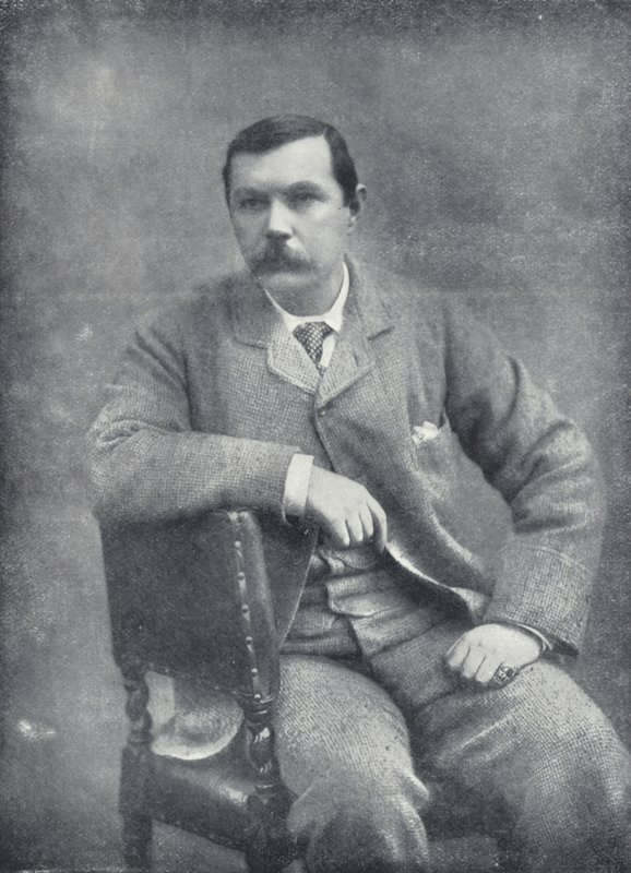 Dr A Conan Doyle (černobílá fotografie) od English Photographer