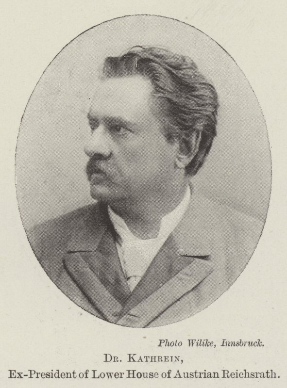 Dr. Kathrein, bývalá předsedkyně Dolní sněmovny rakouského Reichsrathu od English Photographer