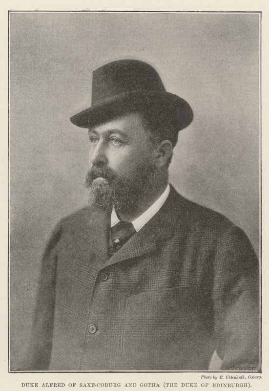vévoda Alfred Saxe-Coburg a Gotha, vévoda z Edinburghu od English Photographer