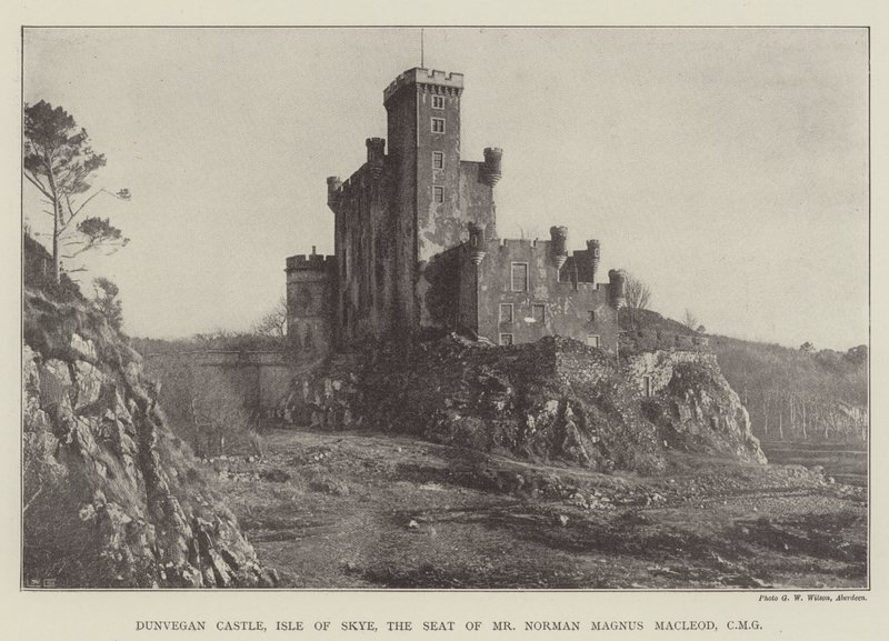 Hrad Dunvegan, Isle of Skye, sídlo pana Normana Magnuse Macleoda, CMG od English Photographer