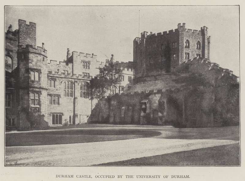 Hrad Durham, obsazený University of Durham od English Photographer