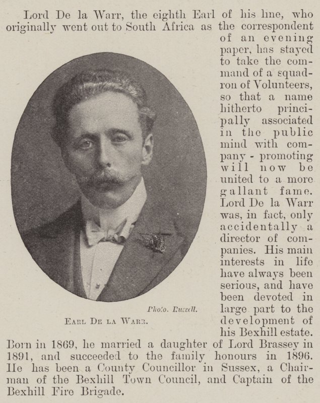 hrabě De la Warr od English Photographer