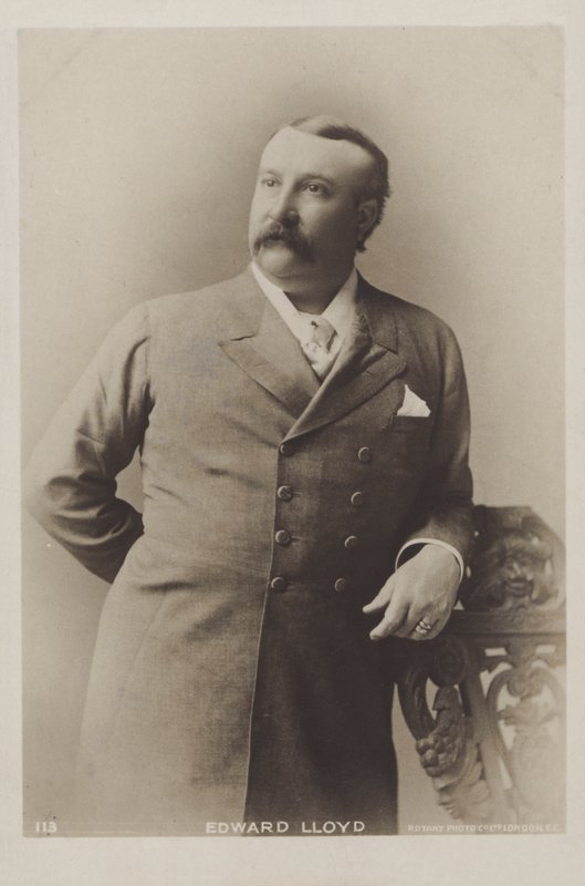 Edward Lloyd , anglický tenor od English Photographer