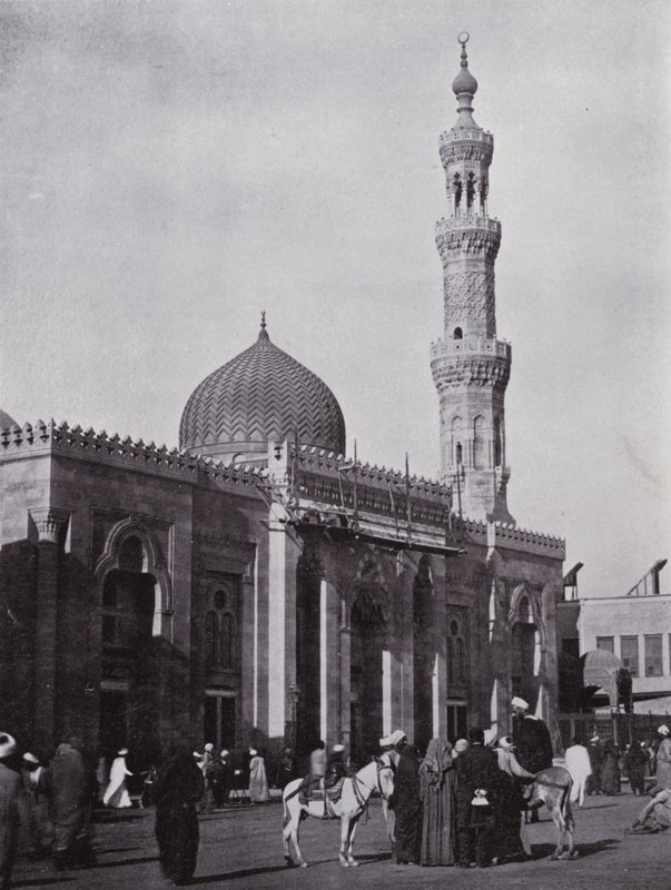 Egypt: Mešita-Es-Seyedeh Zeinab, Our Lady Zeinab (č/b foto) od English Photographer