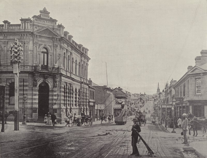 Elizabeth Street, Hobart od English Photographer