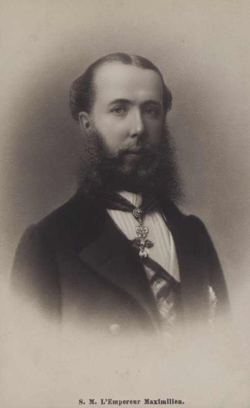 Mexický císař Maximilien (čb fotografie) od English Photographer