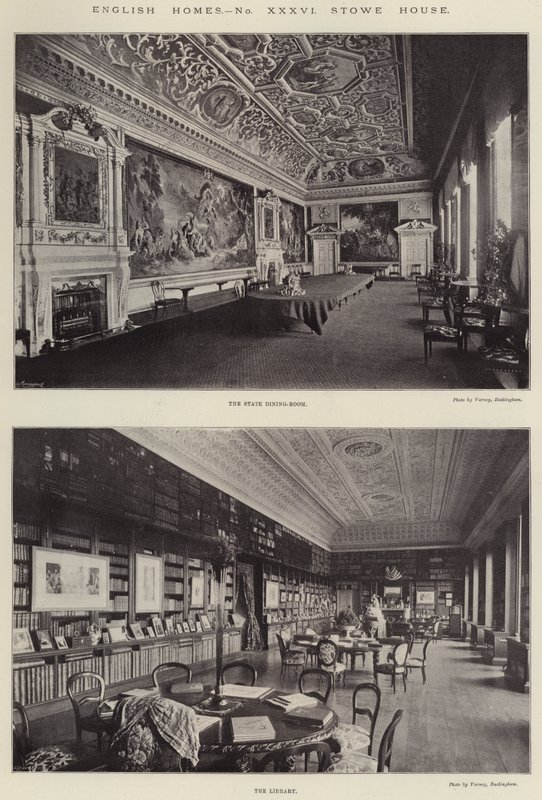 English Homes, Stowe House od English Photographer