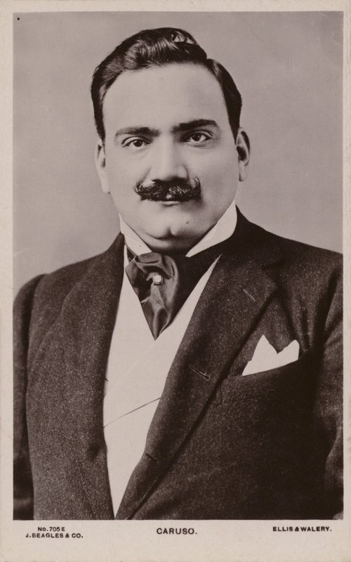 Enrico Caruso , italský tenor (1873-1921) od English Photographer
