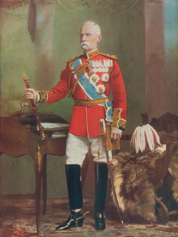 Polní maršál lord Roberts. Polní maršál, vrchní velitel sil v Jižní Africe od English Photographer