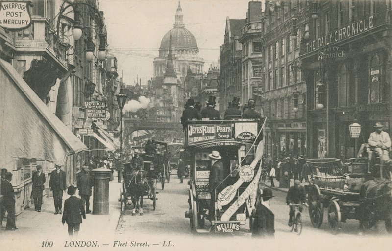 Fleet Street, Londýn od English Photographer