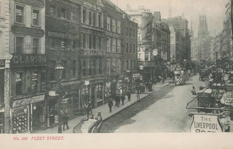 Fleet Street, Londýn od English Photographer