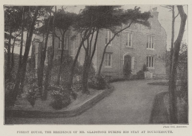 Forest House, sídlo pana Gladstonea během jeho pobytu v Bournemouthu od English Photographer