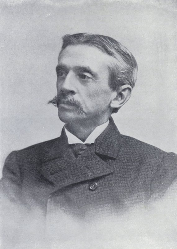 Frank R Stockton (černobílá fotografie) od English Photographer