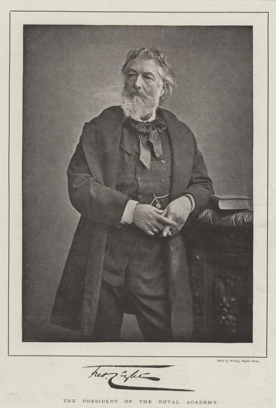 Frederic Leighton, prezident Královské akademie od English Photographer