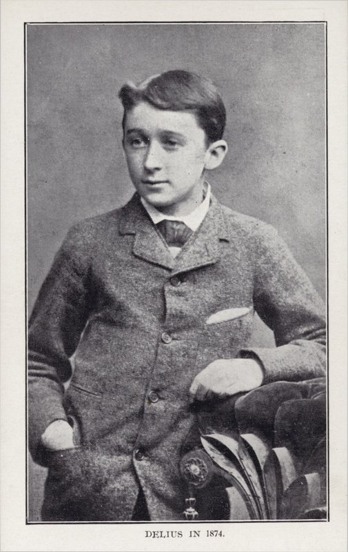 Frederick Delius v roce 1874 od English Photographer